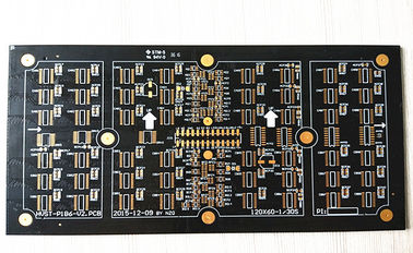 1oz Copper ENIG Surface Black Soldermask Electronic Printed Circuit Board  PCB