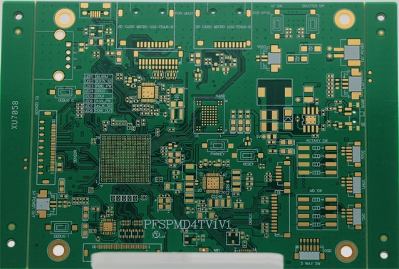 Giá tốt. 4 Lớp 2 OZ FR4 bảng mạch in điện tử ENIG Bề mặt Đen Soldmask Prototype pcb nhà máy trực tuyến