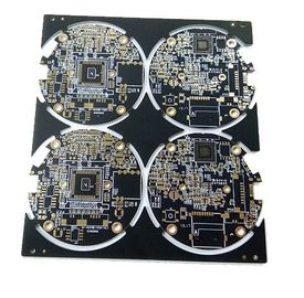 Giá tốt. Bảng mạch in cứng & 4 lớp & nhiều lớp PBC & ENIG Xử lý bề mặt & Mặt nạ hàn đen trực tuyến