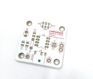 Giá tốt. 2 lớp FR-4 White Soldmask Red Silkscreen Bảng mạch điện tử in PCB trực tuyến
