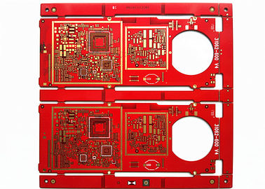 Giá tốt. HAL FR-4 Chất liệu Red Soldermask 2layer 2oz Bảng mạch PCB đa lớp ngâm vàng trực tuyến