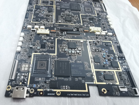 Giá tốt. Xanh 4 Lớp 2OZ Bảng mạch in cứng, Fr4 nhiều lớp PCB trực tuyến